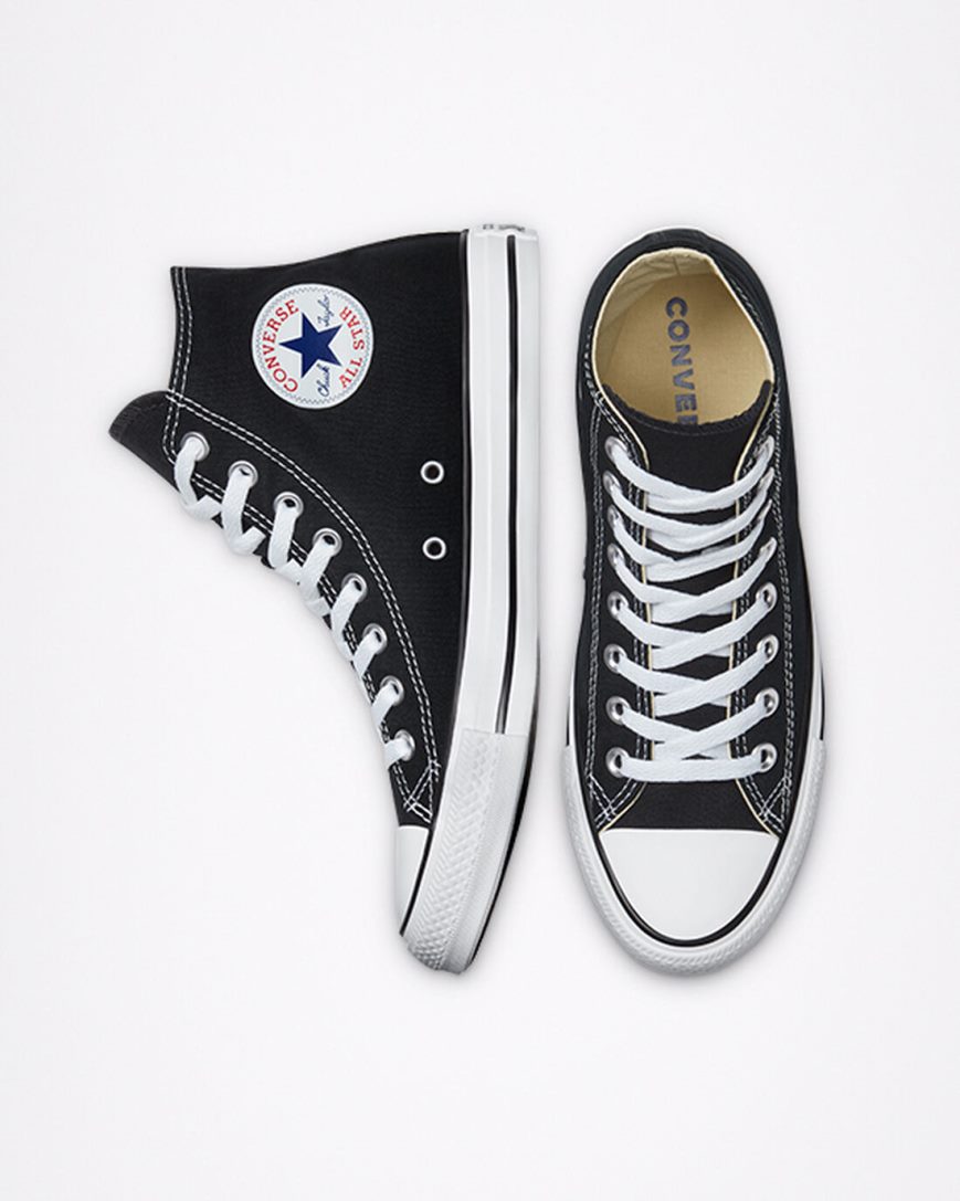 Zapatillas Altas Converse Chuck Taylor All Star Classic Mujer Negras | PE 24P5W0